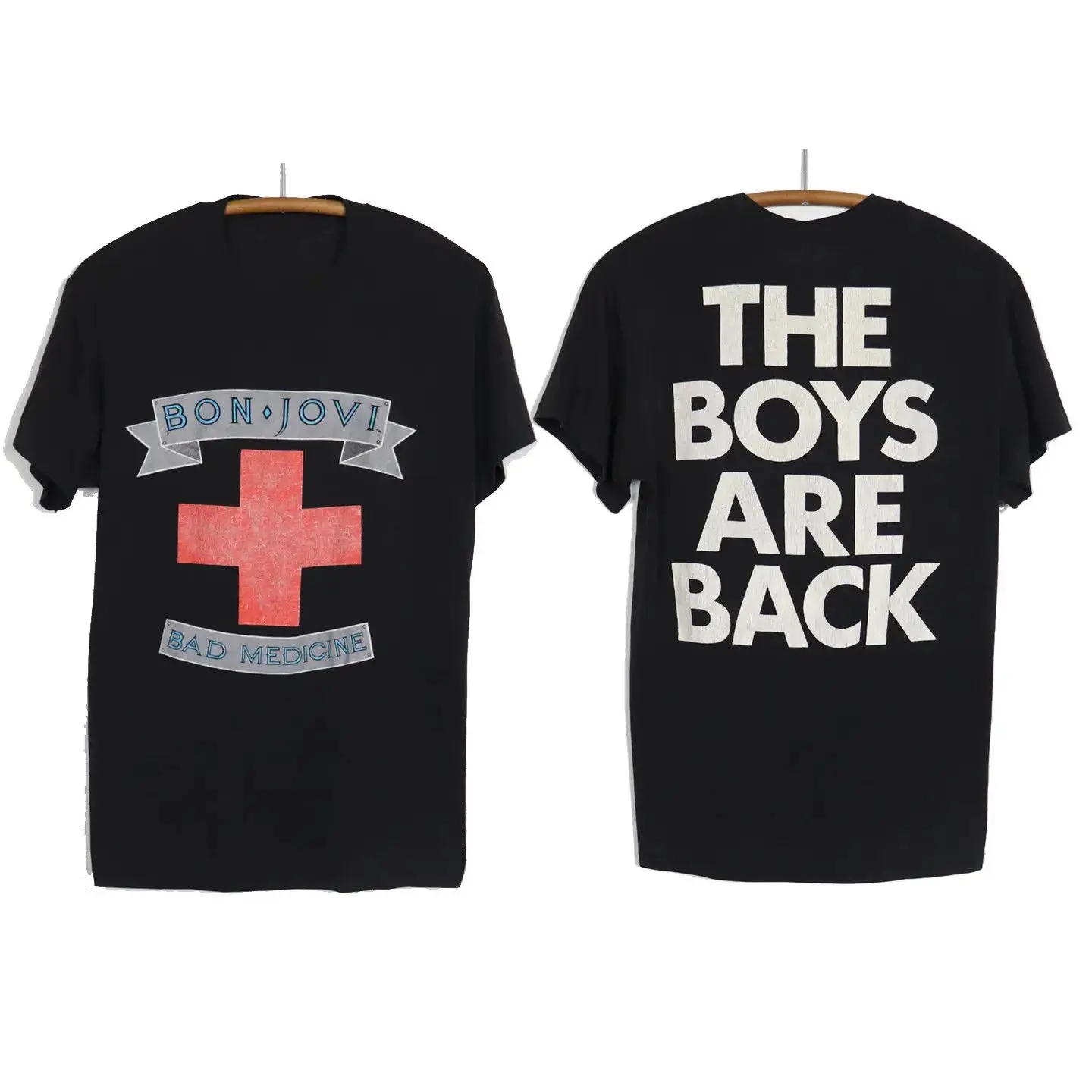 ألبوم روك بون جوفي روك تي شيرت Y2k بلايز زلقة عندما رطب دقيق زلق طباعة طبقة قاعدة القطن للرجال والنساء #4