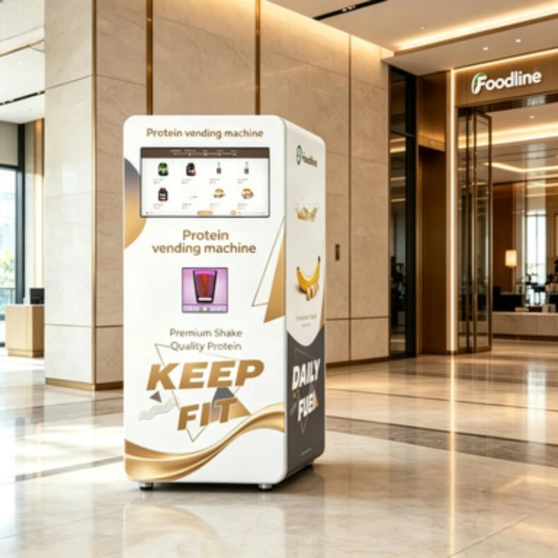 FOODLINE Multi-Flavor Protein Powder Vending Machine Self Service Protein Shake Vending Machine