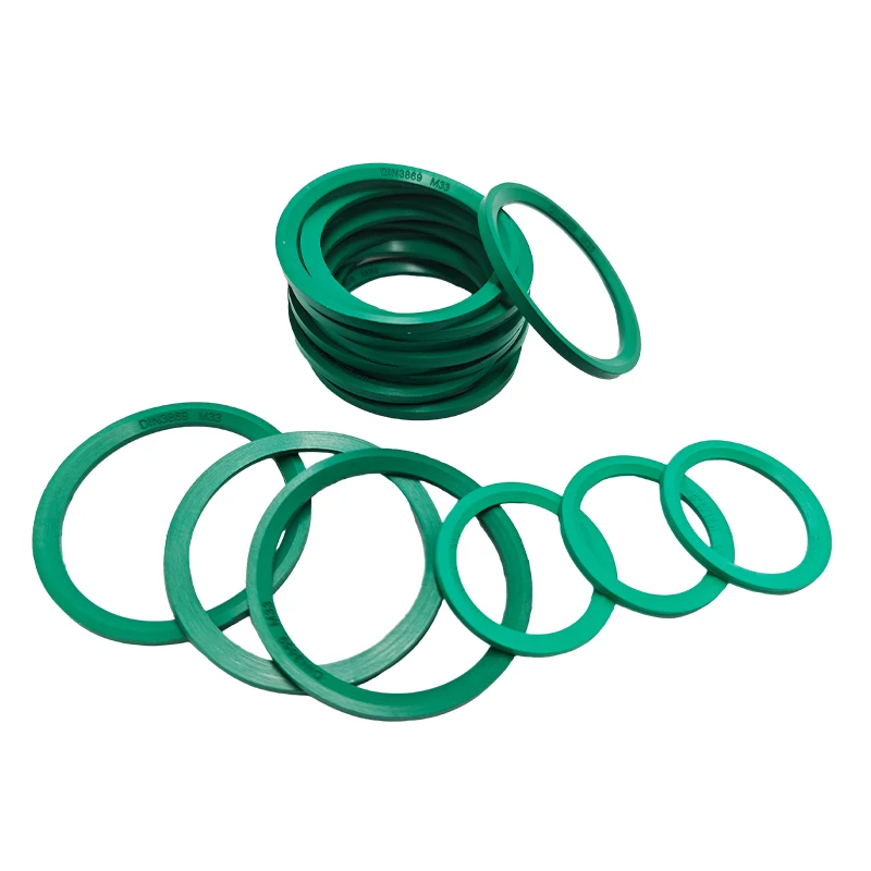 ID 6.5-56.5mm Fluorine Rubber ED Gasket Solenoid Valve Diaphragm E-Type FMK High Temperature Resistant Sealing Ring Height 1-4mm