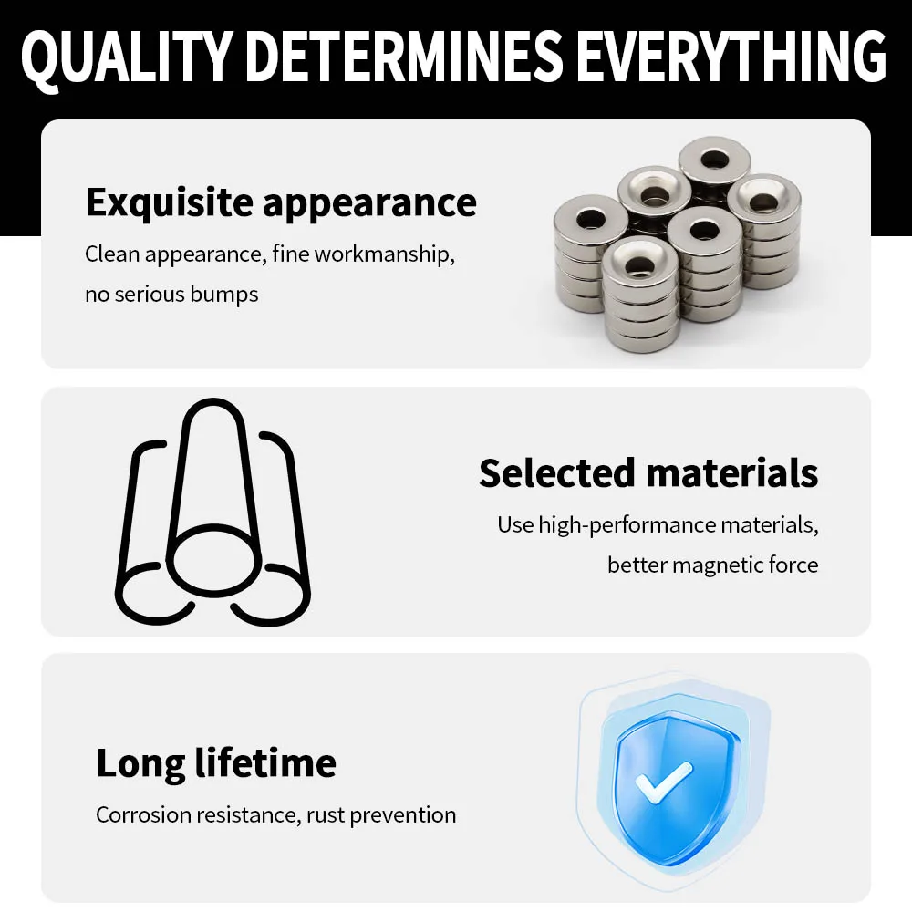 15x5-5 مللي متر مغناطيس النيوديميوم القوي N35 ندفيب المغناطيسي الدائم imanes جولة مع ثقوب مغناطيس الثلاجة قوي للغاية DIY بها بنفسك