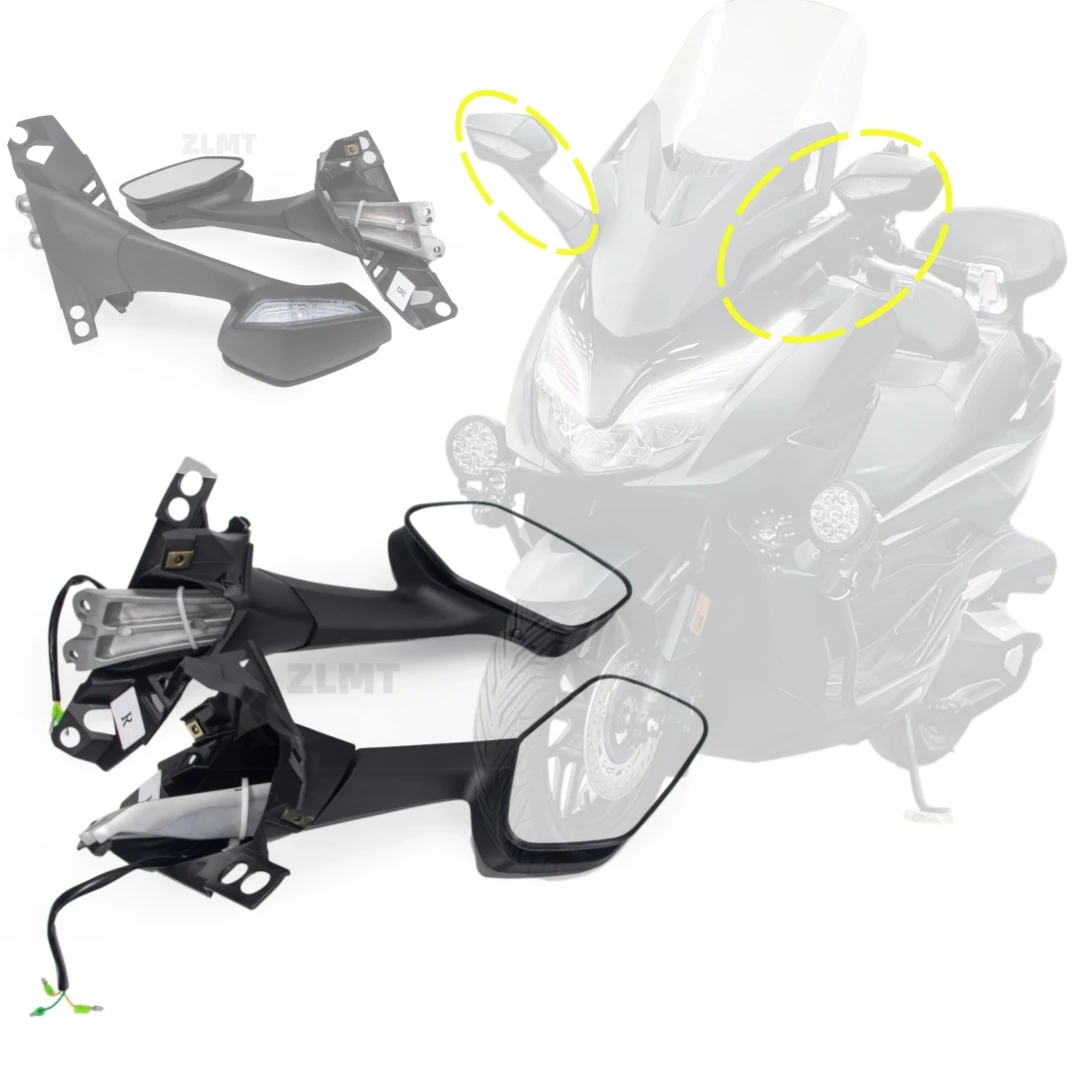 Fit for 2018 - 2022 HONDA FORZA 125 300 350 Motorcycle NSS125 NSS350 NSS300 2021 2022 Rearview Mirror Complete Rear View Mirrors