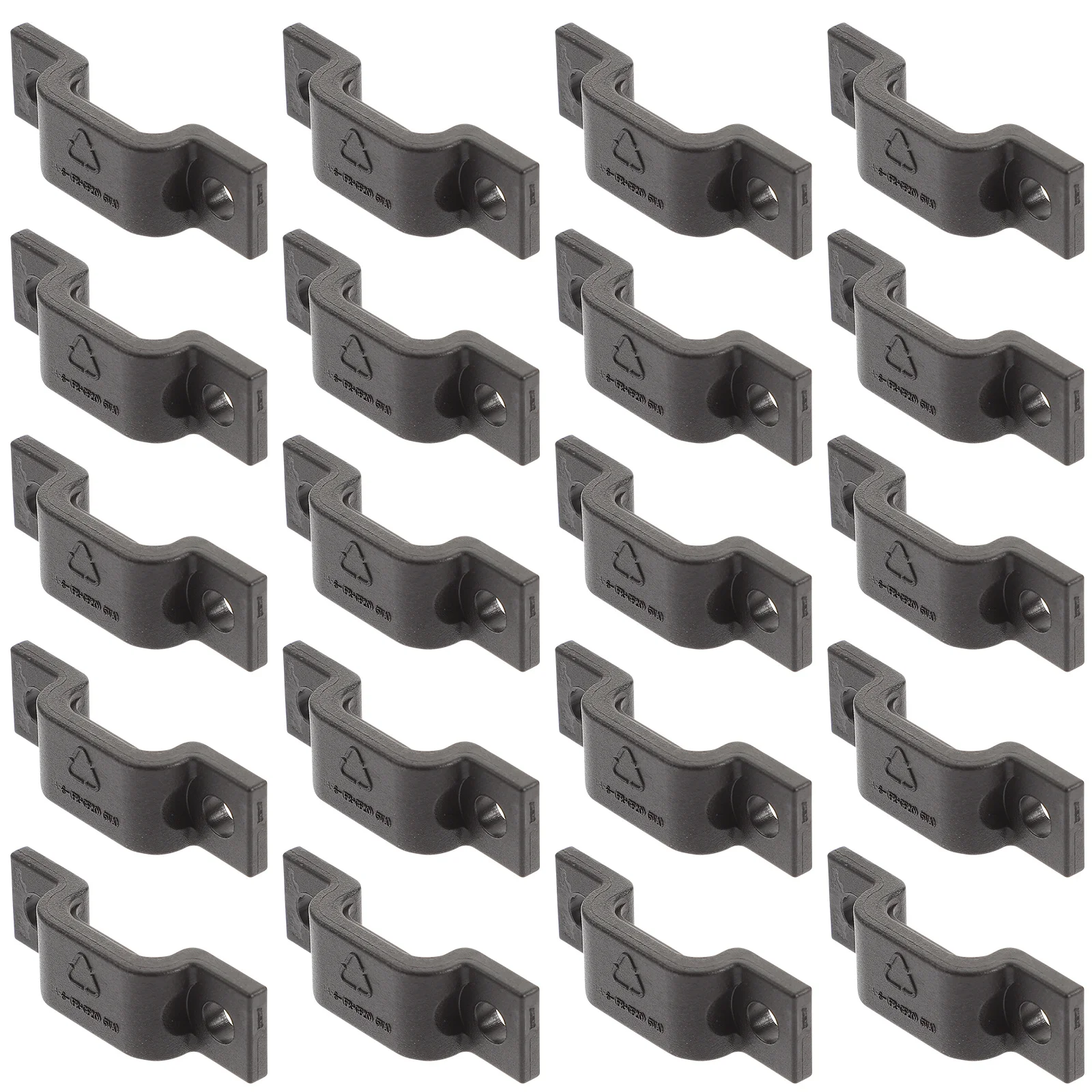 20 قطعة مقاطع كابلات إدارة الأسلاك السحابات ل Usb إيثرنت Led قطاع أضواء تمديد الحبل المشابك منظم الكابلات