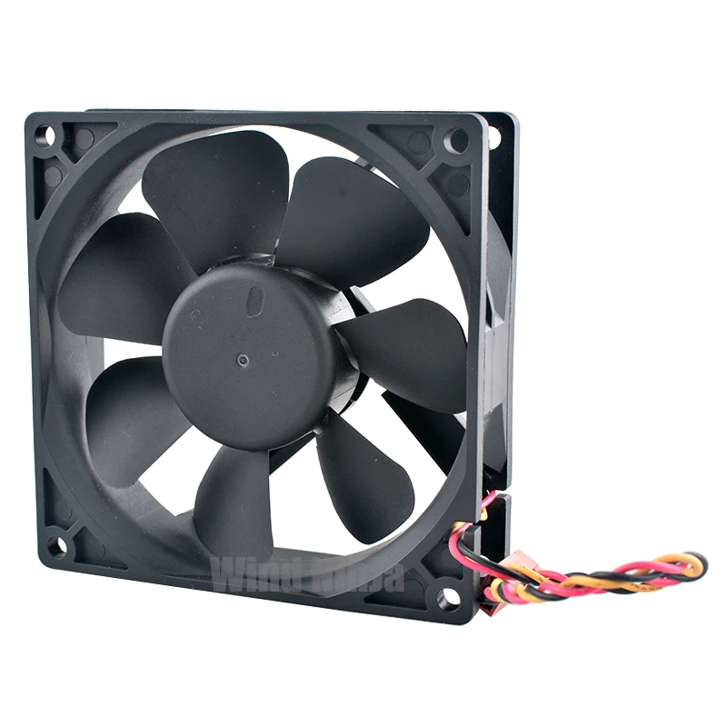 DSB0912M Silencioso Ventilador para Chassis, CPU Fonte de Alimentação, 9.2cm, 92mm, 92x92x25mm, DC 12V, 0.19A, 3Pin