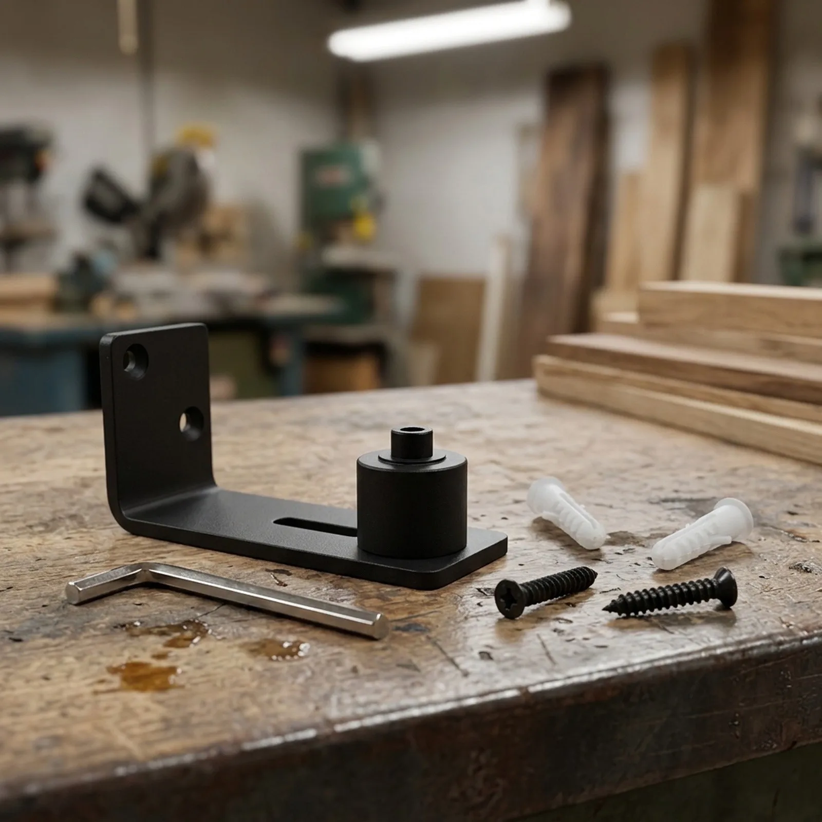 for Professional Grade Adjustable Floor Guide Roller Locker Kits for Sliding Barn Doors Robust and Reliable Design