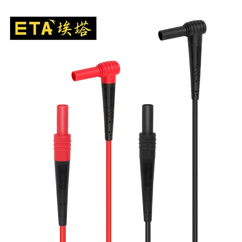 ETA4164W High quality injection testing connection wire 4mm plug silicone multi-core instrument wire