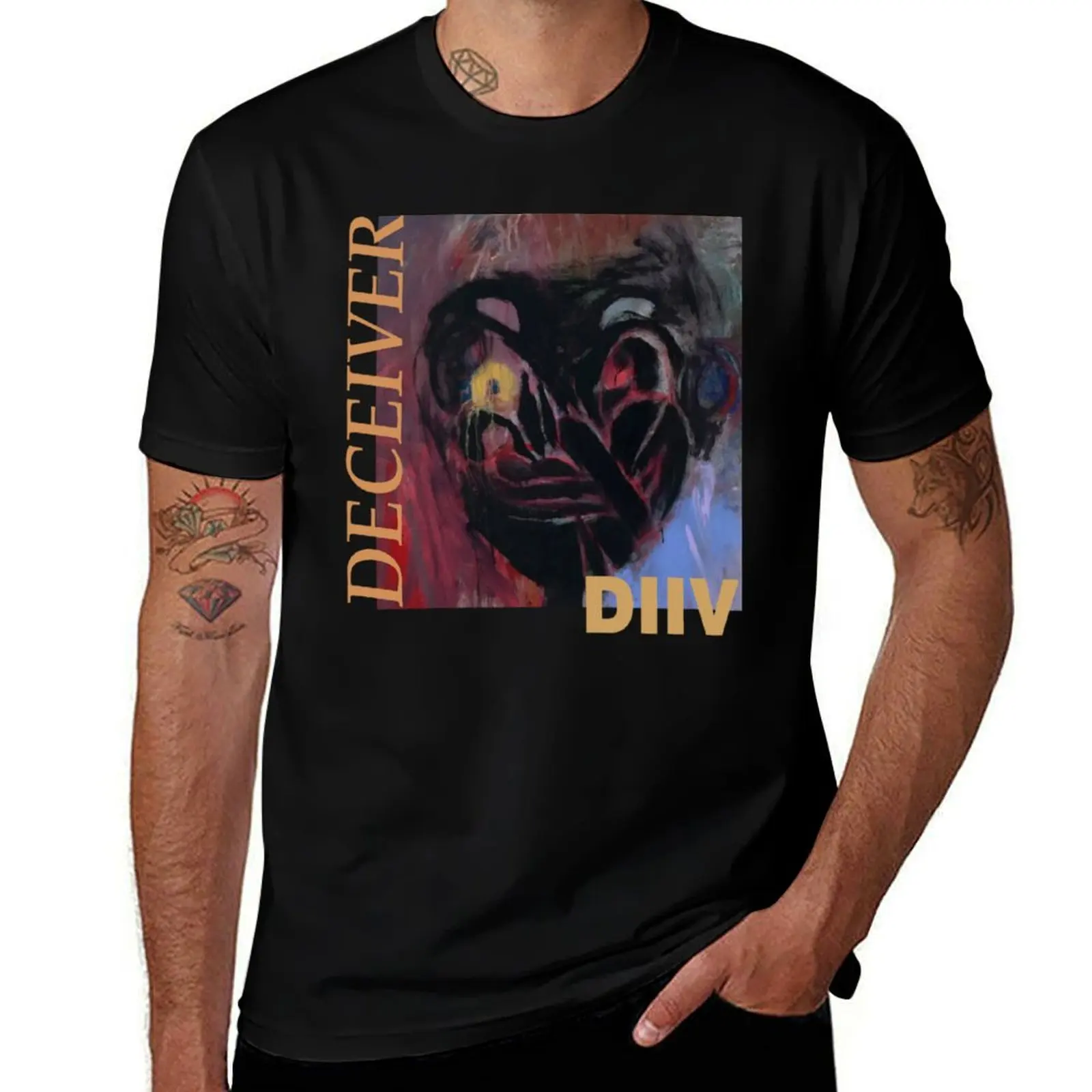 

Diiv Receiver Black Gift T-Shirt plus sizes plain man clothes shirts graphic tee men