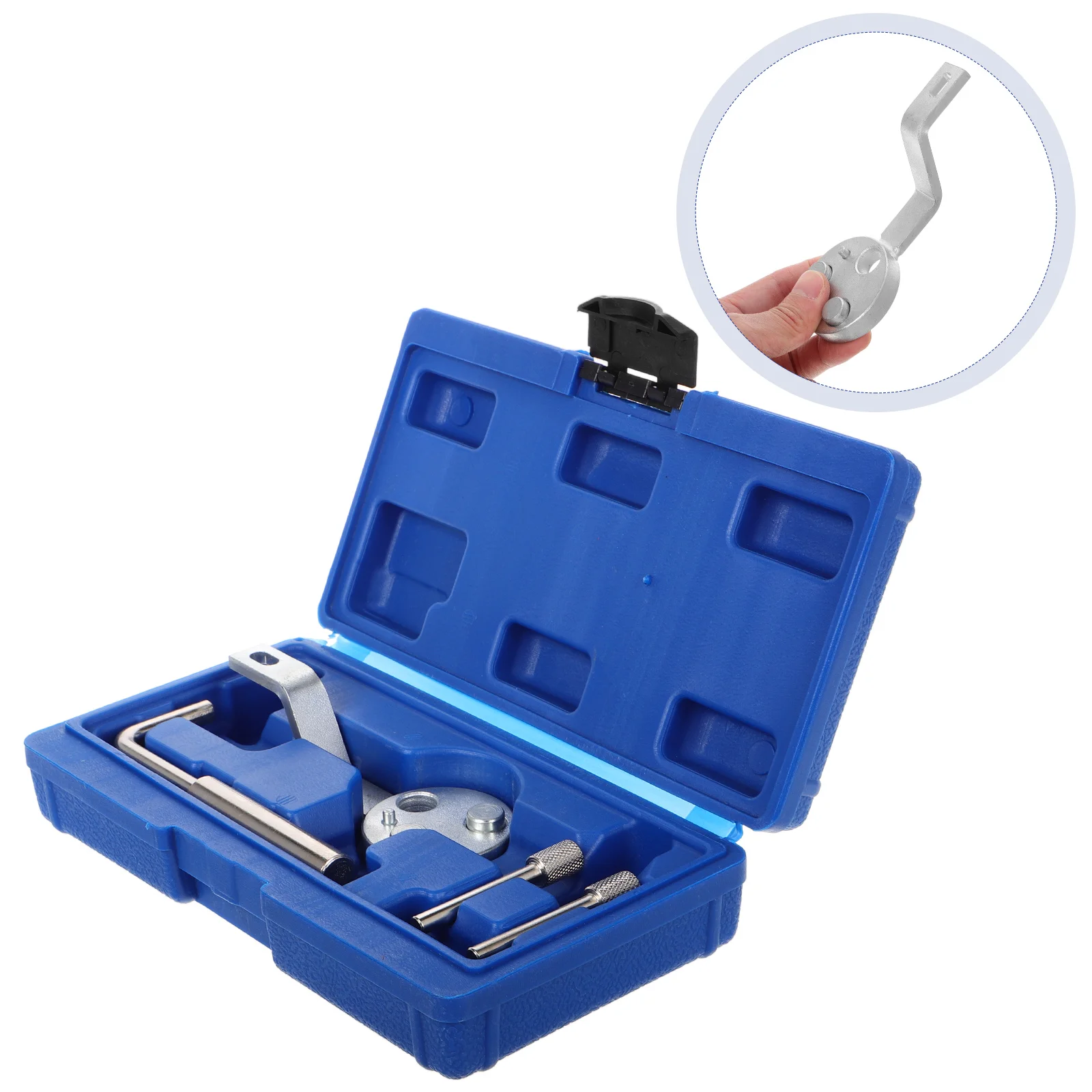 

4 Pieces Timing Tool Kit for 2 Diesel Engine Crankshaft Flywheel Lock Tools Durable Materials