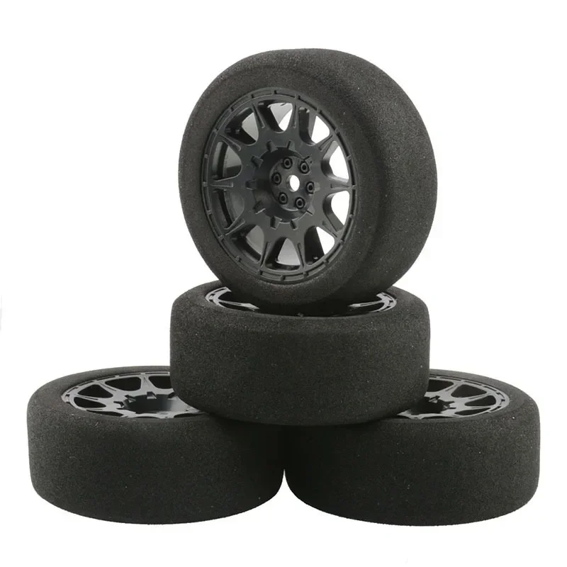 12mm hex RC Racing Auto Accessoires 4 Stuks Set Racing Foam Band Velg Set Voor HSP HPI 1/10 On-road RC Auto