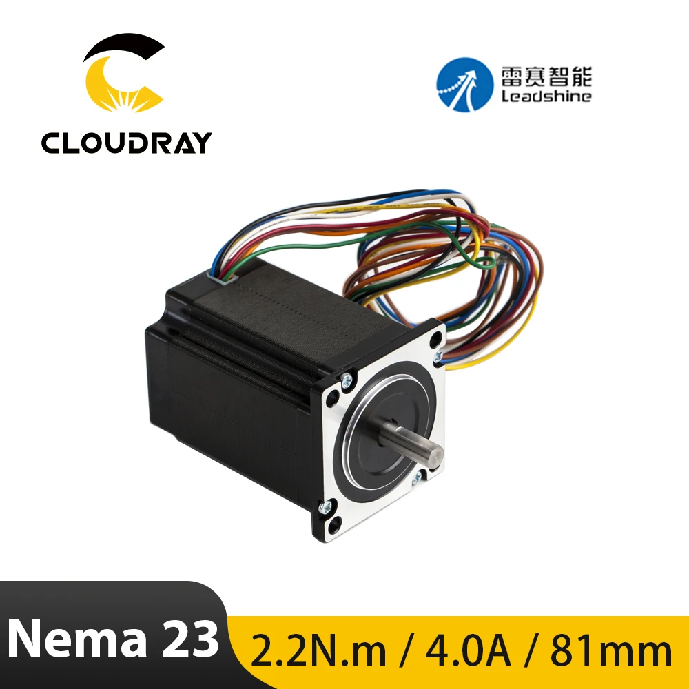 Leadshine Nmea23 2-phase 8-Lead Stepper Motor 57HS22 With Bipolar Unipolar Wiring 2.2N.m 4.0A for CNC Engraving Machine