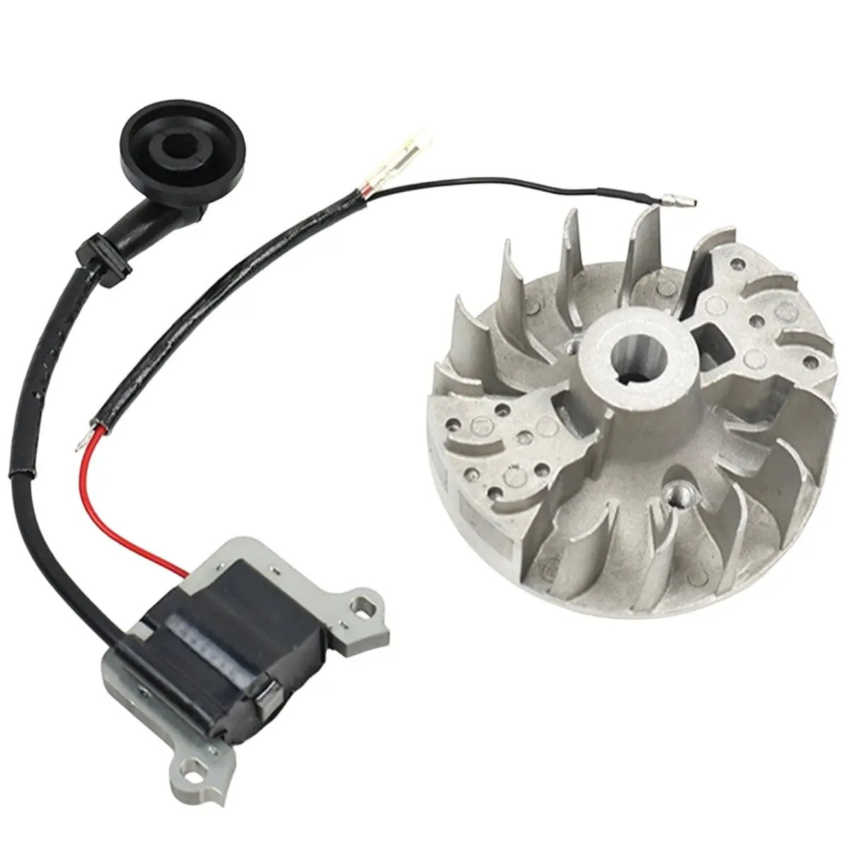 DT38 40-5 Magnetic Flywheel High Voltage Set Igniter Two-Punch Lawn Mower for 40-5 Engine Accessories 43cc 52cc