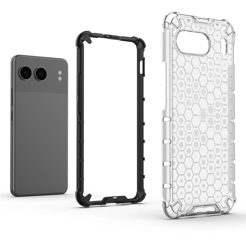 Honeycomb Shockproof For Oneplus Nord 4 Case Armor Oneplus Nord 4 Cover TPU Translucent Protect Phone Cover Oneplus Nord 4 Case