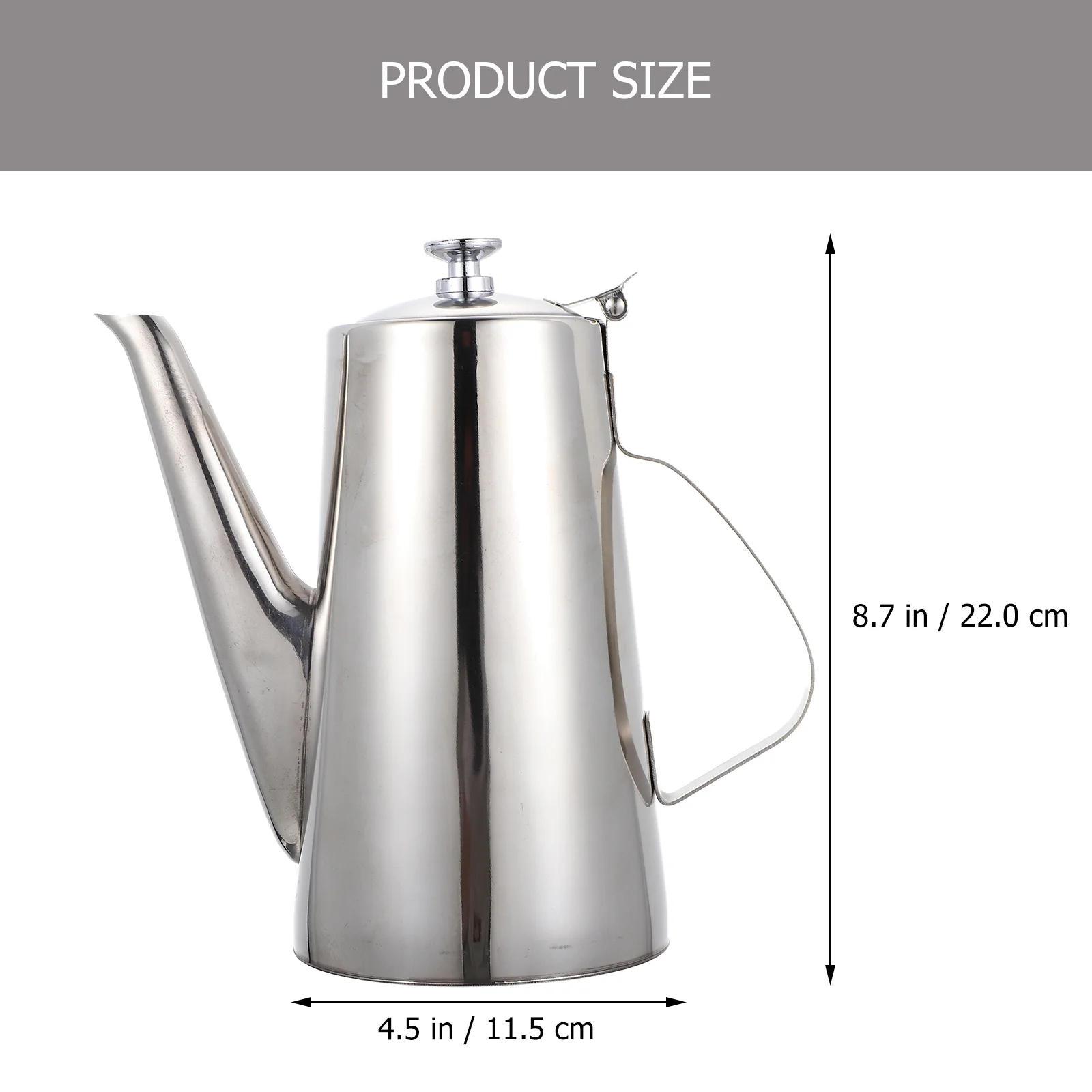 Stainless Steel Cold Water Jug Drinks Dispenser Soy Sauce Storage Pot Liquid Flavoring Bottle Oil Kettle Multi-function