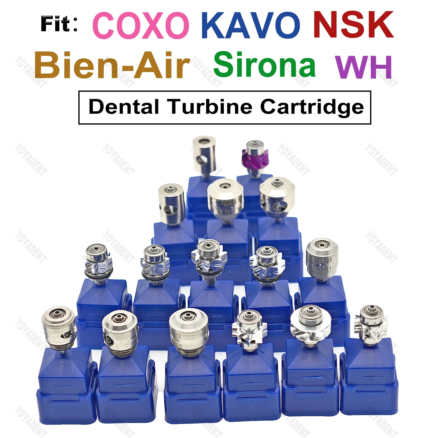 

Fit NSK KAVO COXO SIRONA WH Dental Turbine Cartridge Air Rotor For High Speed Handpiece Dentistry Handpiece Products