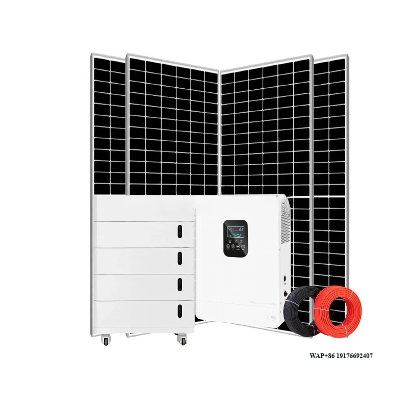 

50Kw 30Kw Hybrid Off-Grid Solar Power System Lithium Ion Monocrystalline Silicon Solar Panels MPPT Controller