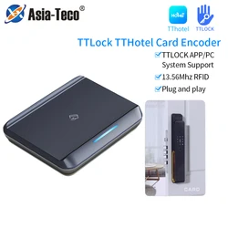 USB RFID M1 Card Encoder Sensor for TTLOCK App TTHotel NFC IC Card Smart Lock System Key Writer Reader for Hotel B&B Management