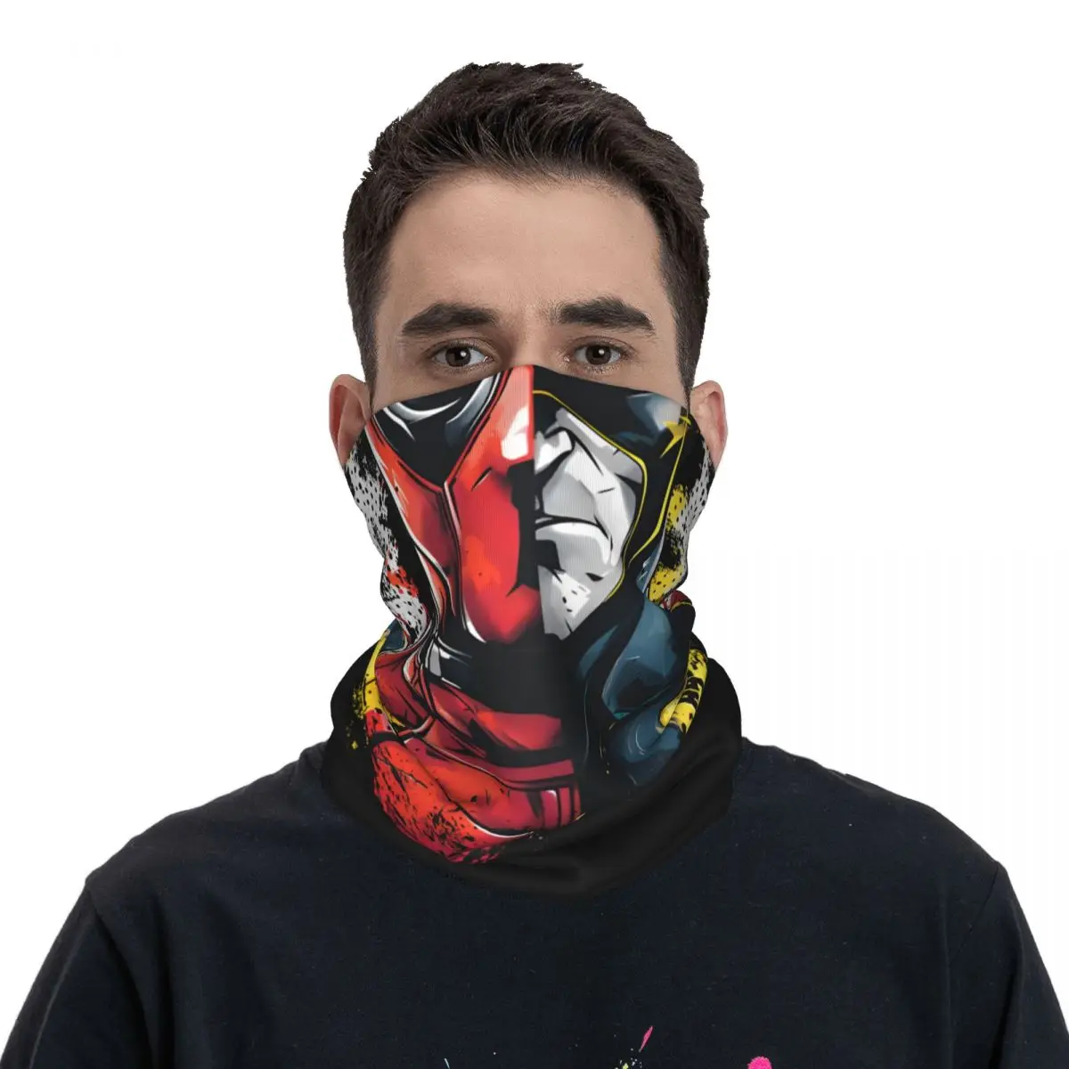 Popularne filmy Deadpool i Wolverine Bandana Ochraniacz na szyję Motocross Szalik na twarz Maska rowerowa Piesze wycieczki Unisex Dorosły Zmywalny