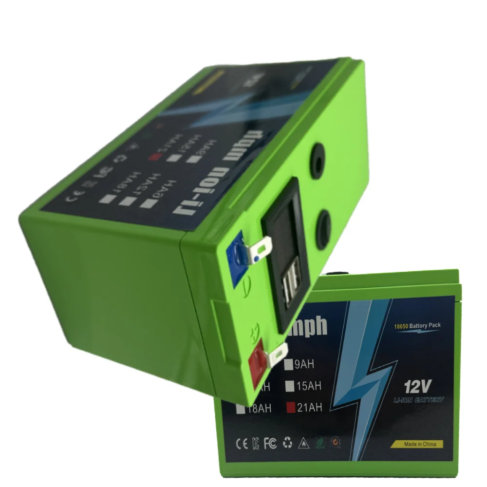 

LiFePO4 12V 21Ah Battery,4000+Cycles Rechargeable Lithium Battery,Built-in BMS,Perfect for Ride on Toys,Scooters,Fish Finders