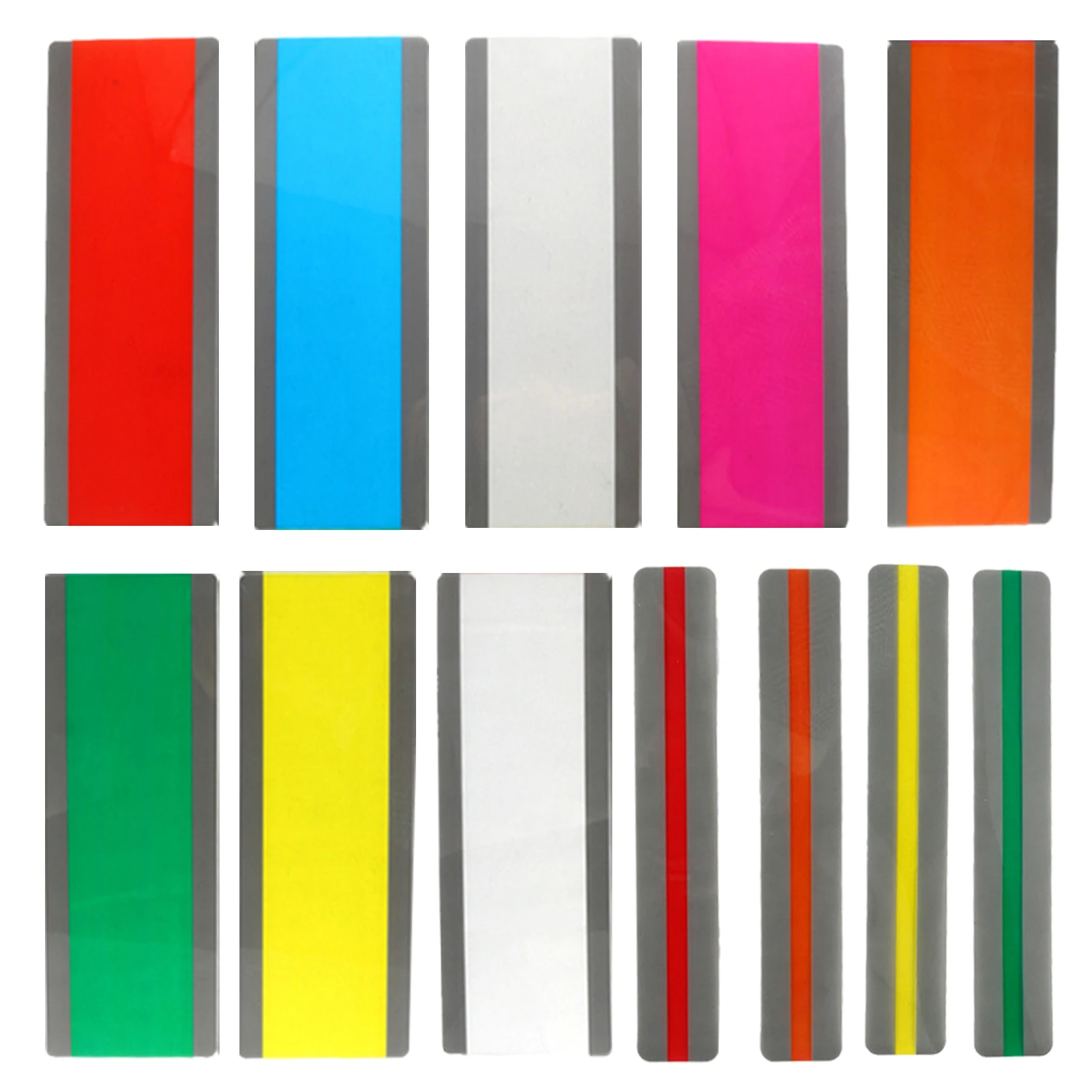 Visual Aid Destaque Faixa para Iniciantes, Leitura Mais Rápida Flexível, Acompanhamento Régua, Medida Régua para Adultos, Direcional e Prático, 12PCs