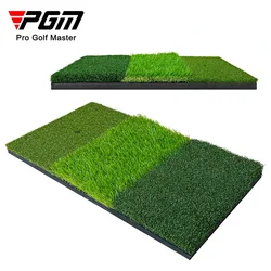 PGM-alfombrilla para golpear Golf, 3 hierbas, ayudas para entrenamiento de Golf, interior y exterior, tres tutús, pelotas de Golf para golpear césped, patio trasero interior DJD010