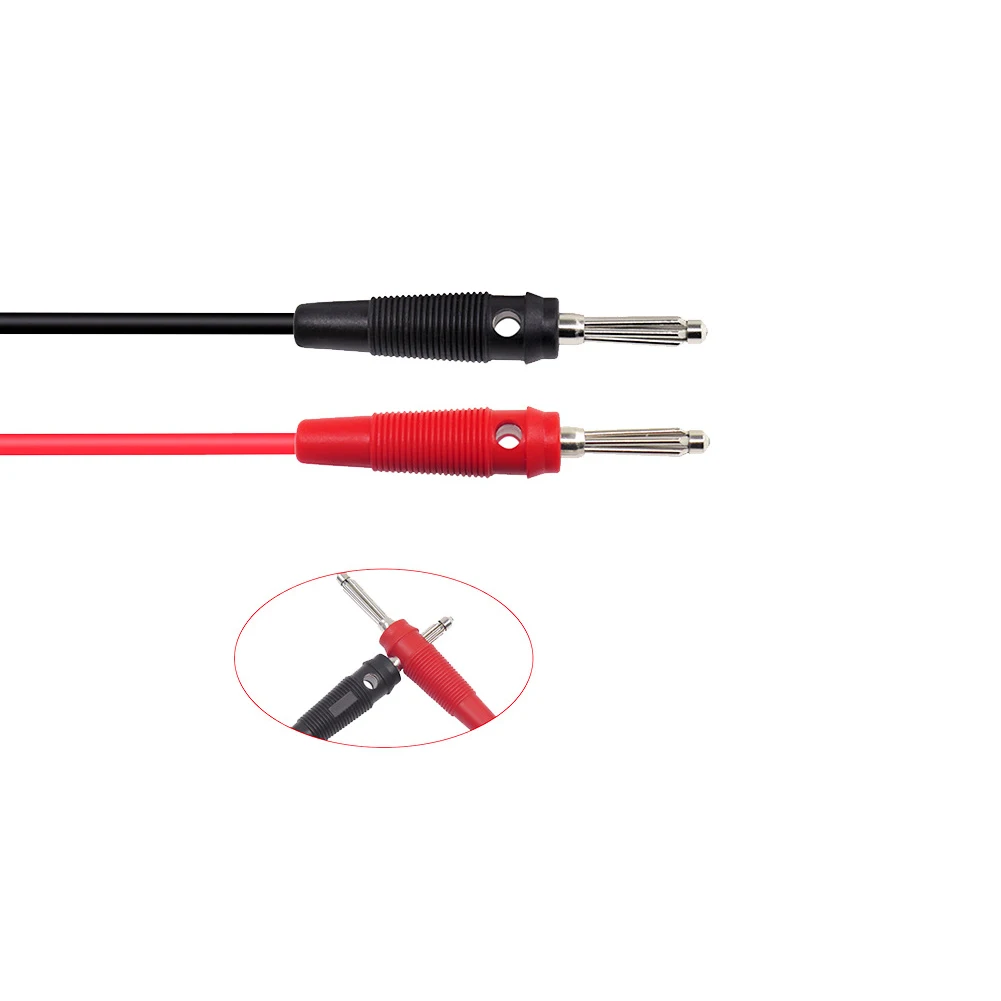 

120CM Banana Plug Test Lead Probe Cable P1008A BNC to Dual 4MM for Oscilloscope Signal Generator 5A Banana Plug Connect Cable