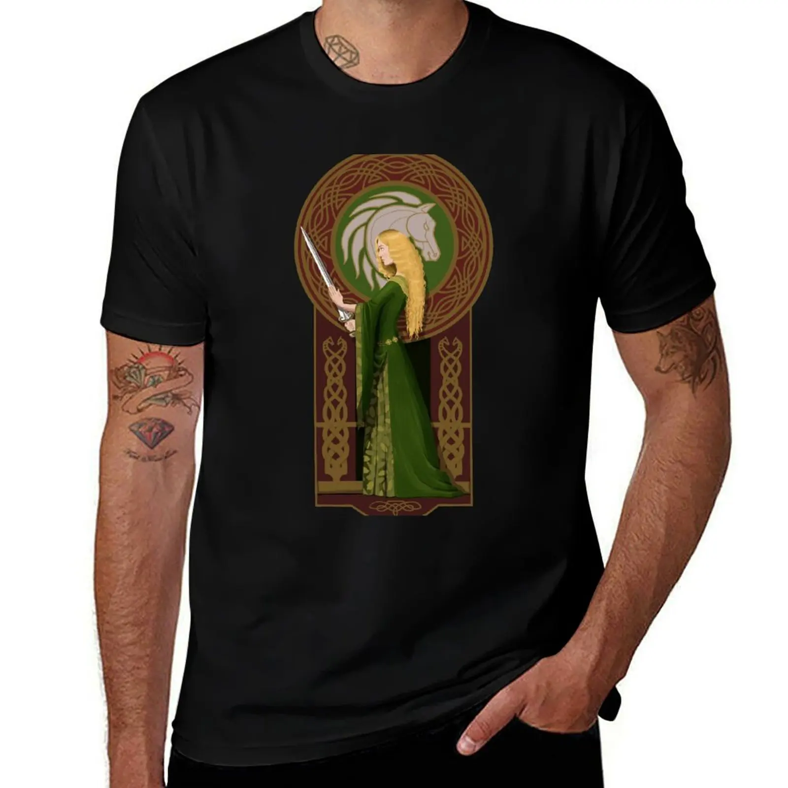 

Lady of Rohan T-Shirt man t shirt luxury t shirts for man cotton soft T-Shirt