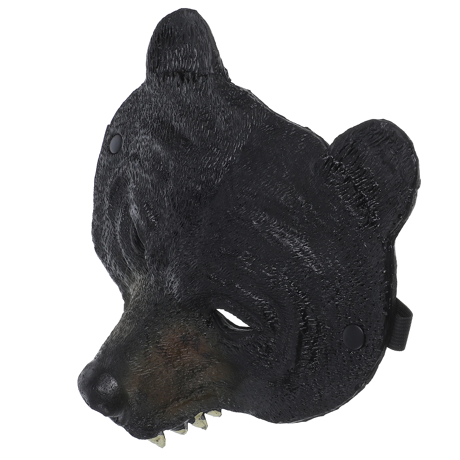 クママスク 大人用 ハロウィンコスチューム かわいい動物フェイスマスク 仮面舞踏会 毛皮のような軽量で快適な小道具