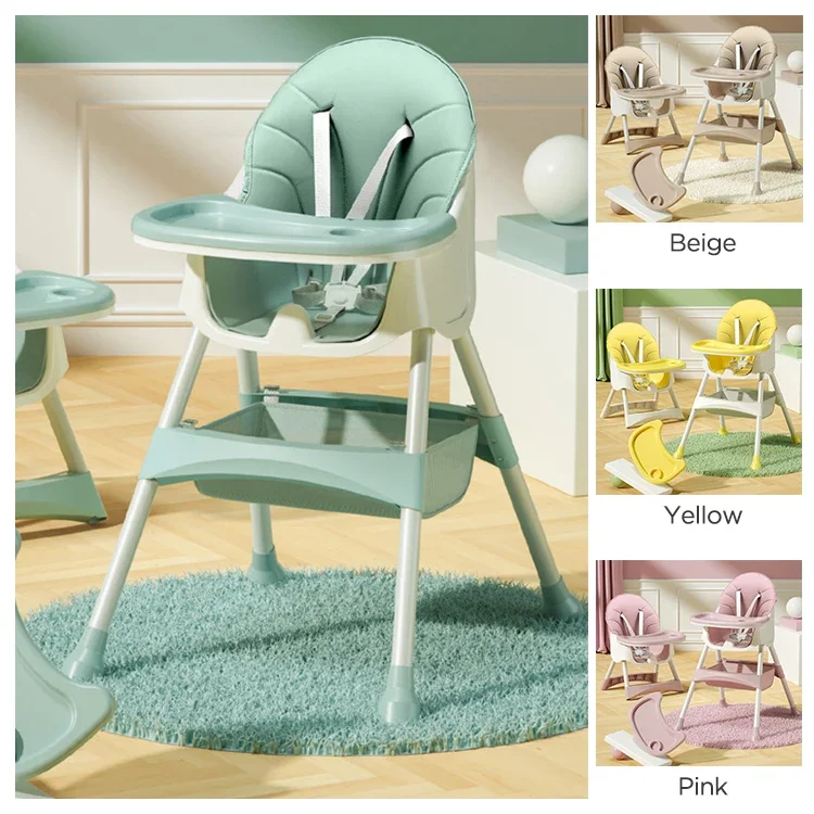 Babe Safety Highchair Silla De Comer Para Eating Multifunctional Baby Feeding Dining Kids\' Eat High Chair