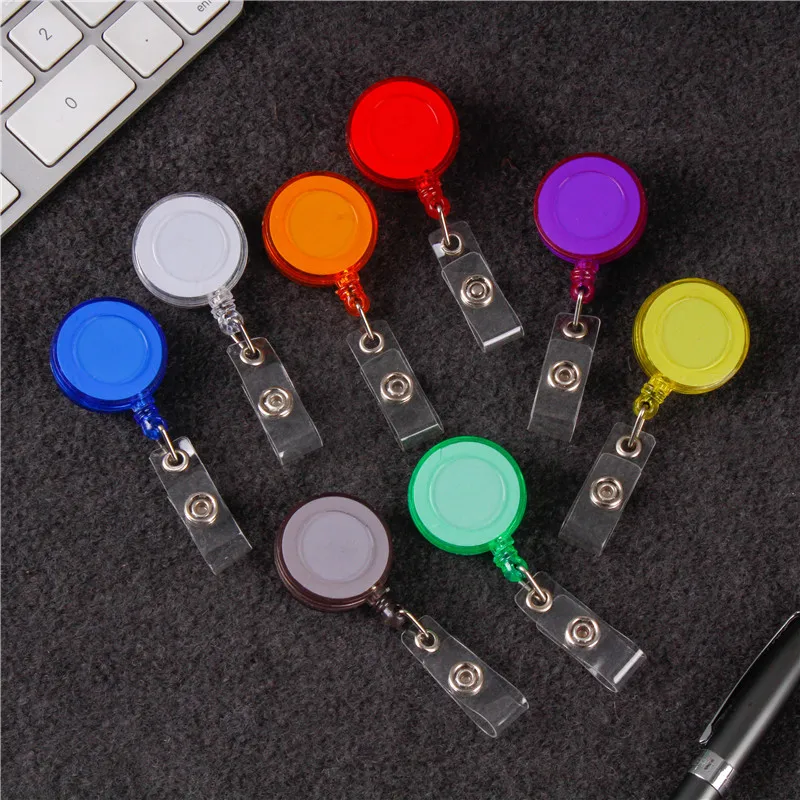 

Набор из 10 выдвижных держателей для бейджей, именных бейджей, пропусков, карт, с клипсами и аксессуарами