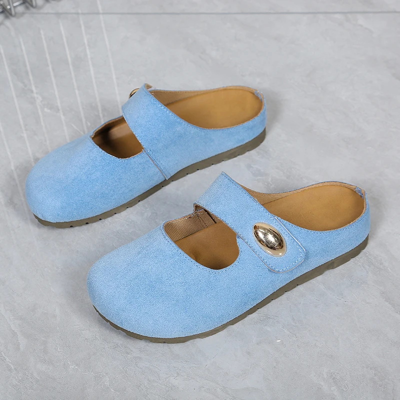 Ladies Shoes Women's Sequin Decorative Buckle Boken Shoes Ultra-Light EVP Insole Comfortable Fit Foot Skin Ladies Footwear view 6