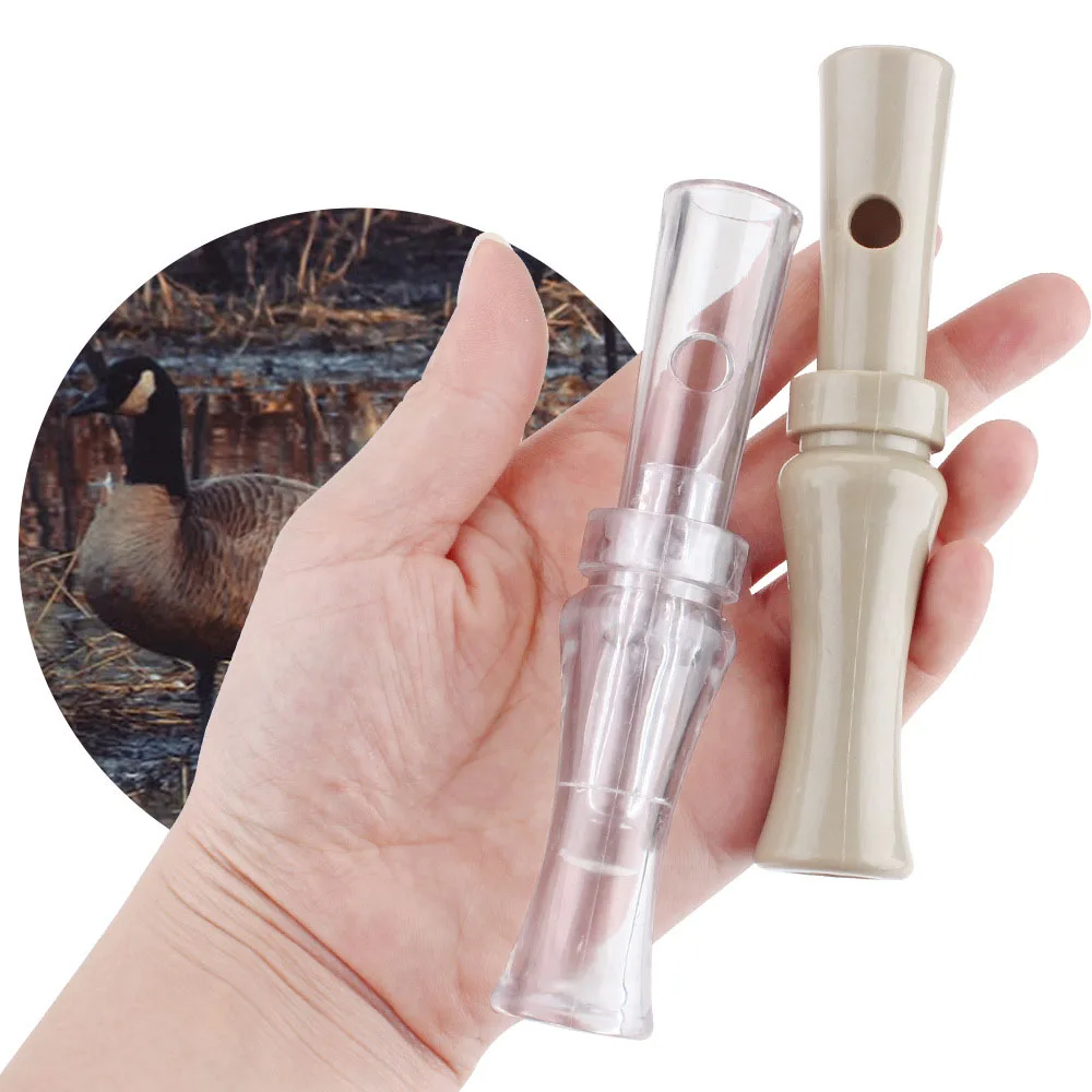 Outdoor hunting whistle biomimetic duck whistle shooting tactical equipment transparent lure