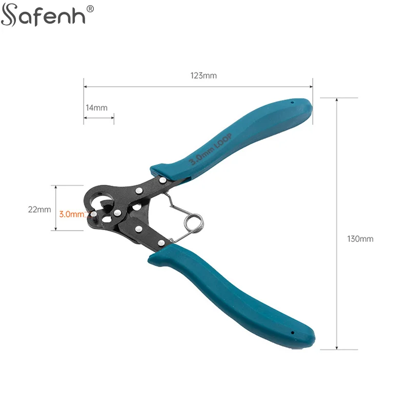1.5/2.25/3 مللي متر سلك المتداول ذو طيات مجموعة ل سلك لف الانحناء إصلاح صنع المجوهرات أداة كماشة بأنف مستديرة لتغليف حلقة الأسلاك