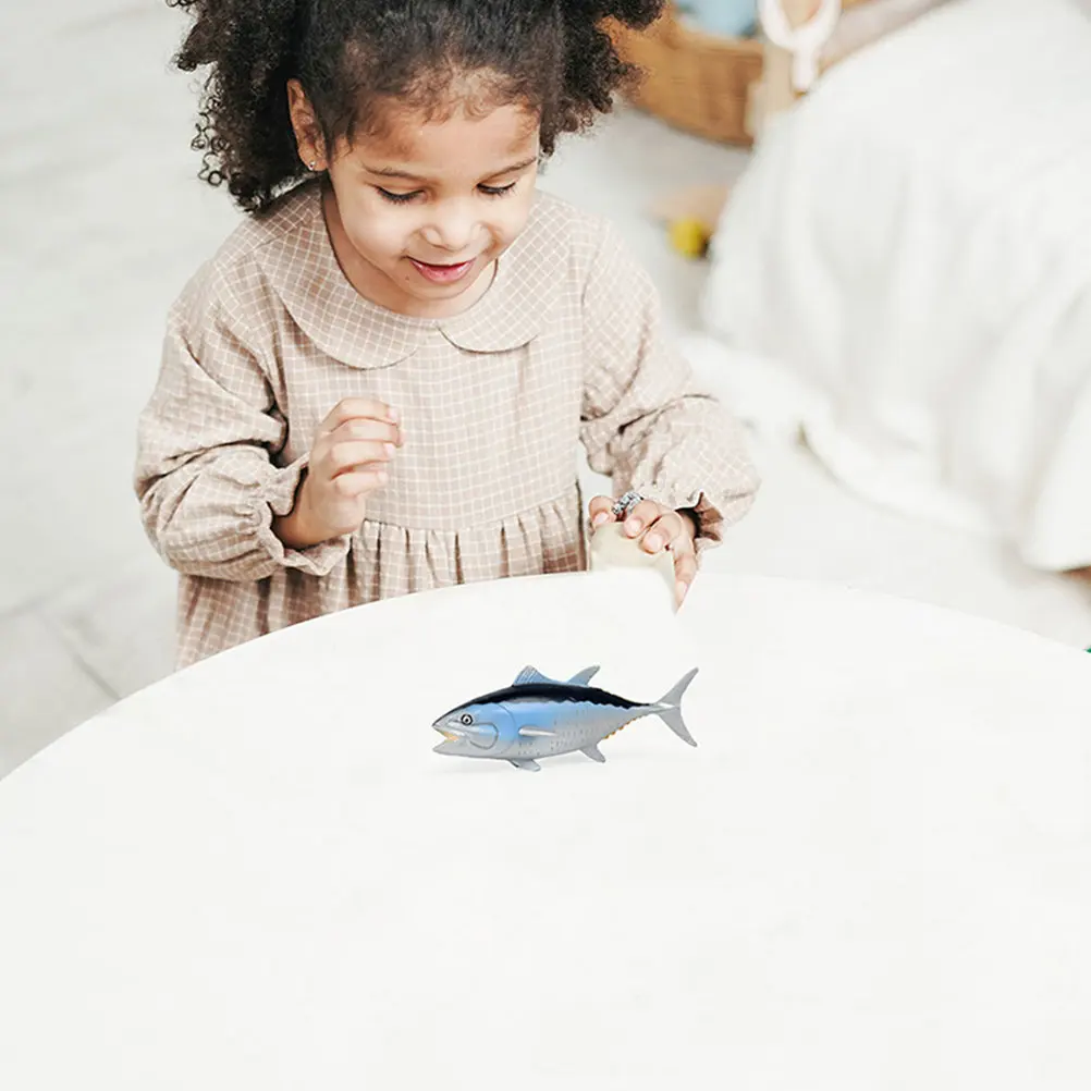 

2Pcs Lifelike Sea Fish Decoration for Kids Learning Color Recognition Creative Imagination Stimulator Home Office Desktop Art