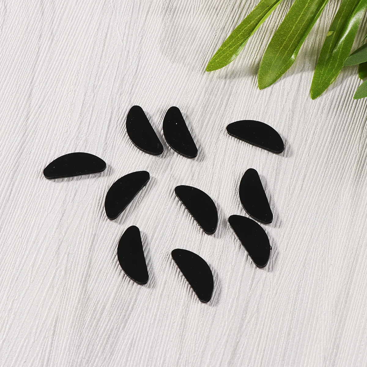

10 Pcs Self Adhesive Anti Slip Silicone Nose Pads for Glasses Eyeglasses Spectacles Bridge Suitable Plate Optical Plastic Frames