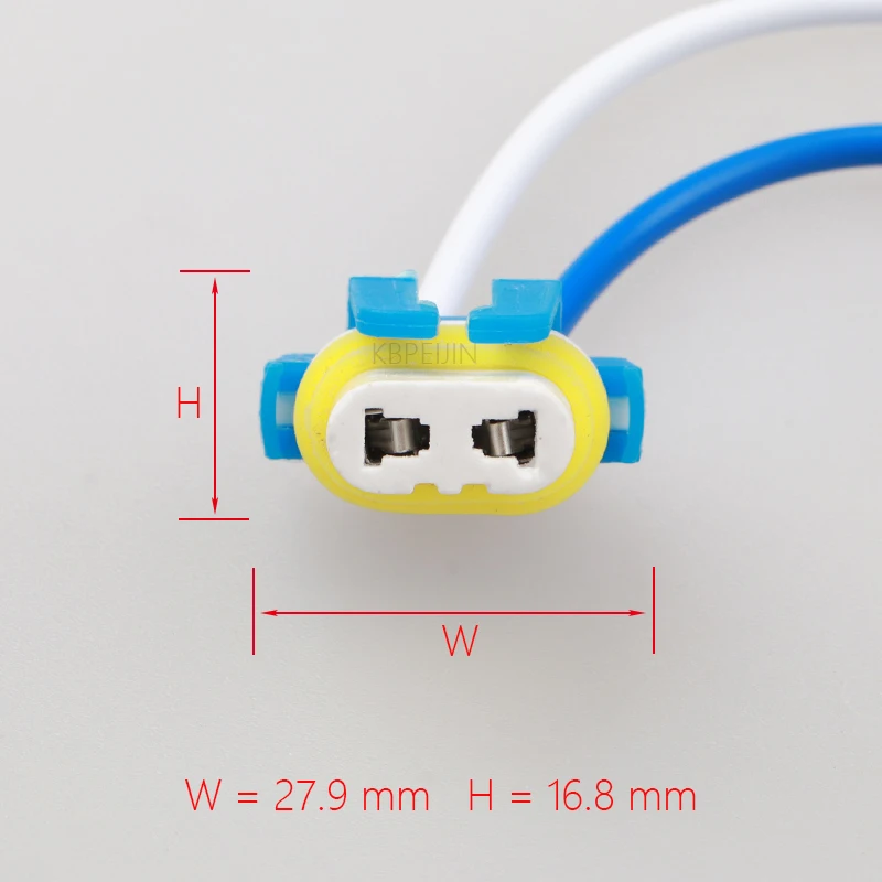 2x para Toyota Honda Chrysler Hyundai 9005 HB3 enchufe luces antiniebla conector cerámica arnés de cableado Accesorios