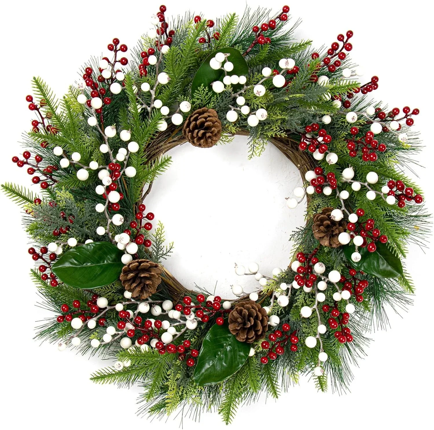 Ranting Buah Berry Merah Buata - Christmas Wreath Fake ulasan dan harga