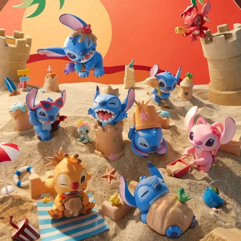 De nieuwe Miniso Stitch "Waar is klein goud?" Serie Blind Box beeldje, tafeldecoratie en cadeau