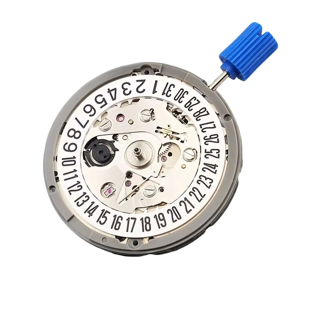 Japan Genuine NH35 Automatic Mechanical Movement High Accuracy 24 Jewels Mod Watch NH35A Date at 3:00