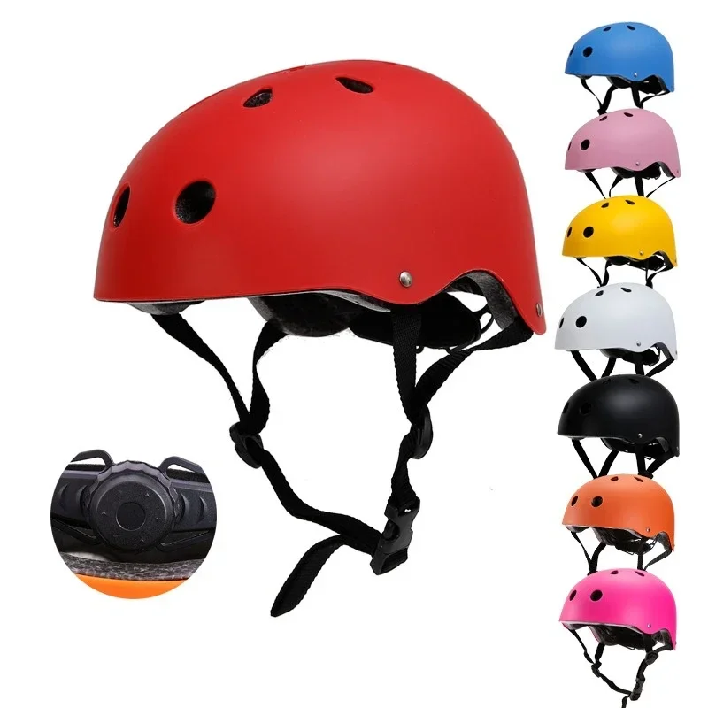 Child Adult Safety Helmet Roller Skateboard Ice Skating Head Protection Fashion Cycling Electric Scooter Equipment 48-56cm