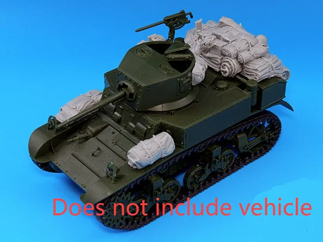 

1:35 Scale Resin Die-cast Armored Vehicle M3A1 Parts Modification Does Not Include Unpainted Tank Model