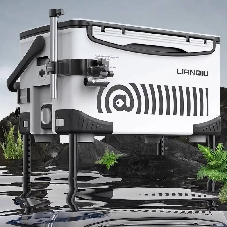 

Полный набор сверхлегких подъемных рыболовных коробов на 26 литров с шариком, новинка 2025 года, многофункциональный портативный дорожный ящик LQ2600