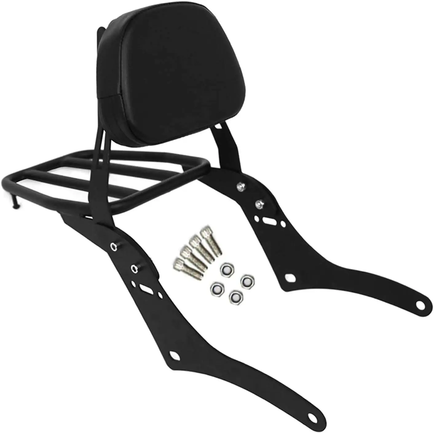 

Worldmotop Motorcycle Sissy Bar Backrest Rear Passenger Seat for Honda CMX 500 Rebel CMX 300 CMX500 2017-2022 Detachable Backres