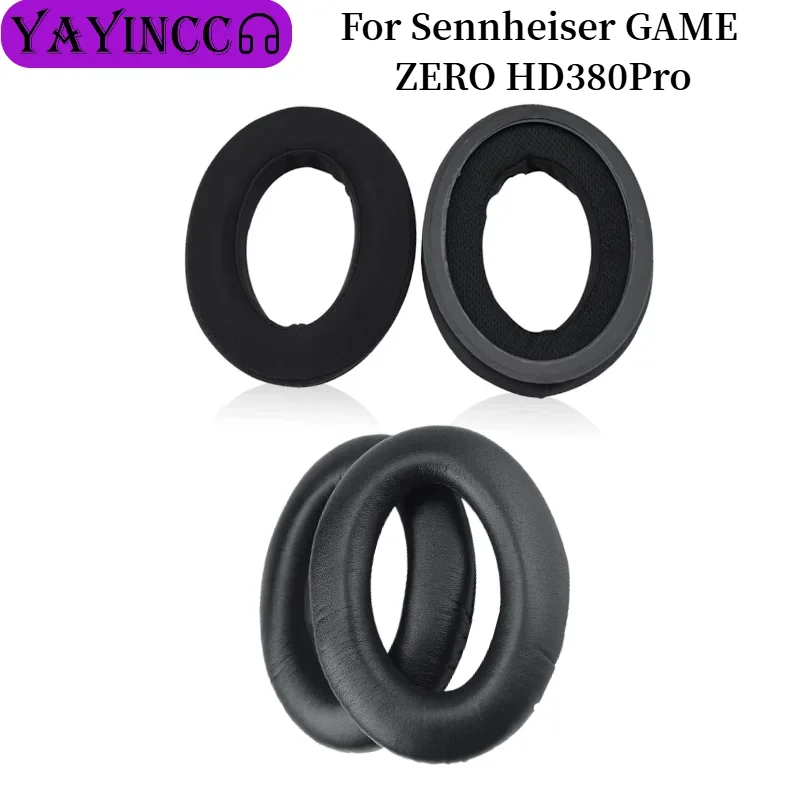 

Replacement Earpad For Sennheiser GAME ZERO HD380Pro Headphones Softer Protein Leather Earpads High Quality Earpads repair parts