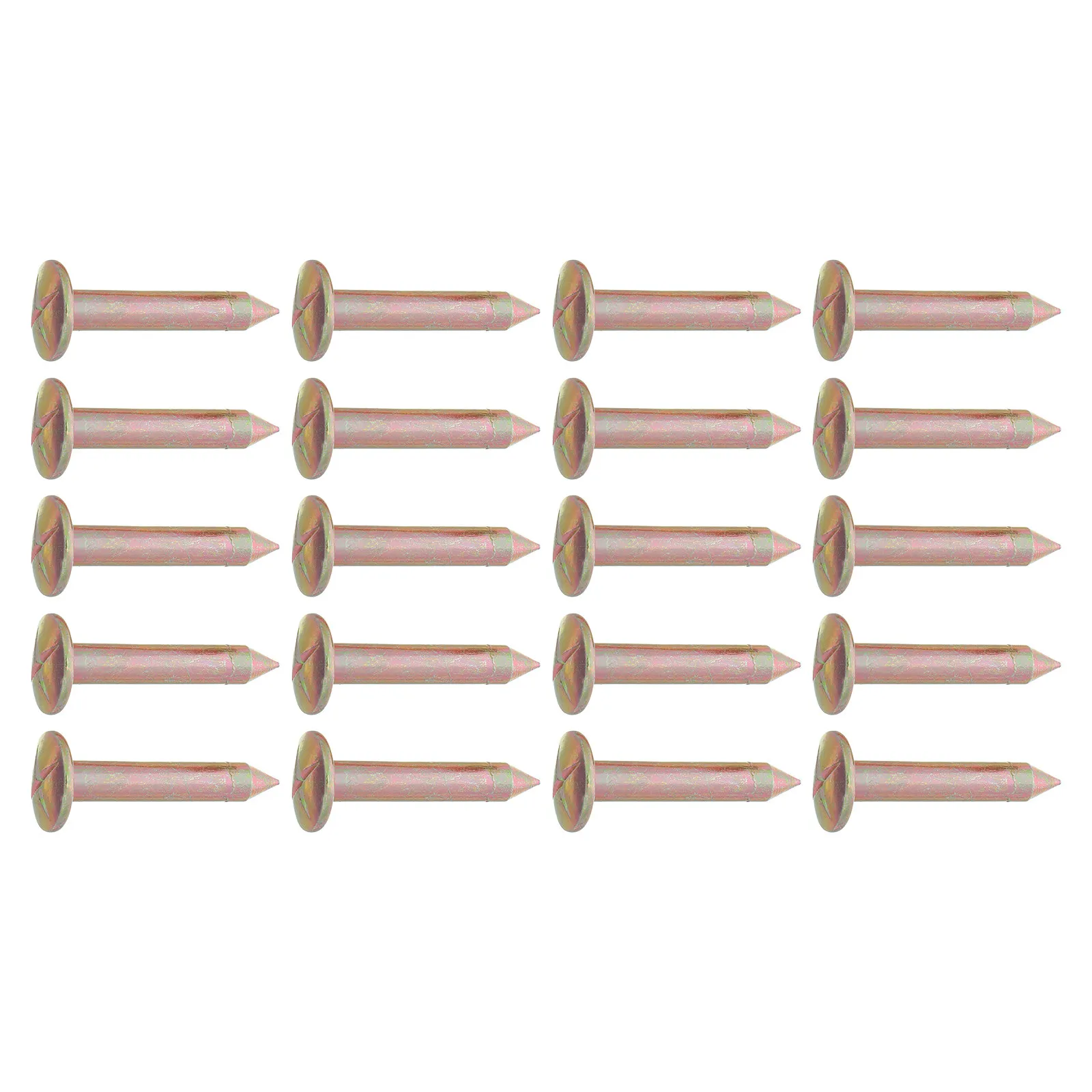 20Pcs Survey Marker Spike Boundary Marker Nails Heavy Duty Property Line Markers Civil Engineering Land Survey Reference Nail