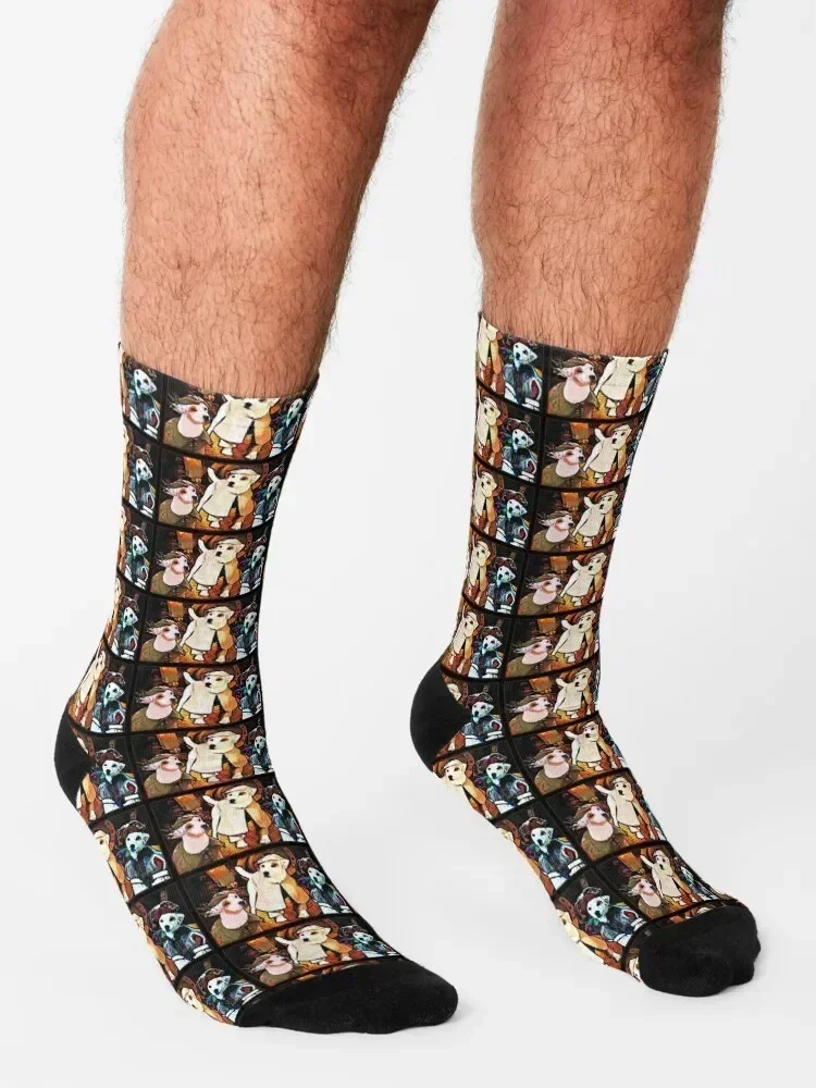 Wishbone, Three Stories Socks crazy Run Stockings soccer anti-slip Mens Socks Women's