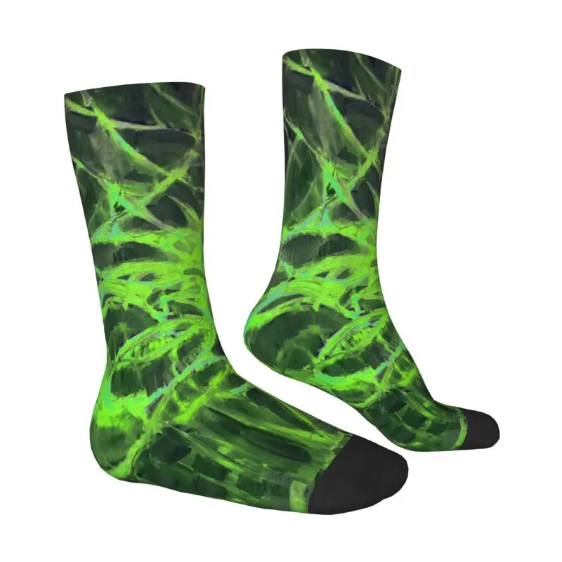 Custom Kawaii Men's Recolored Piet Mondrian The Gray Tree Dress Socks Unisex Comfortable Warm 3D Printing Crew Socks