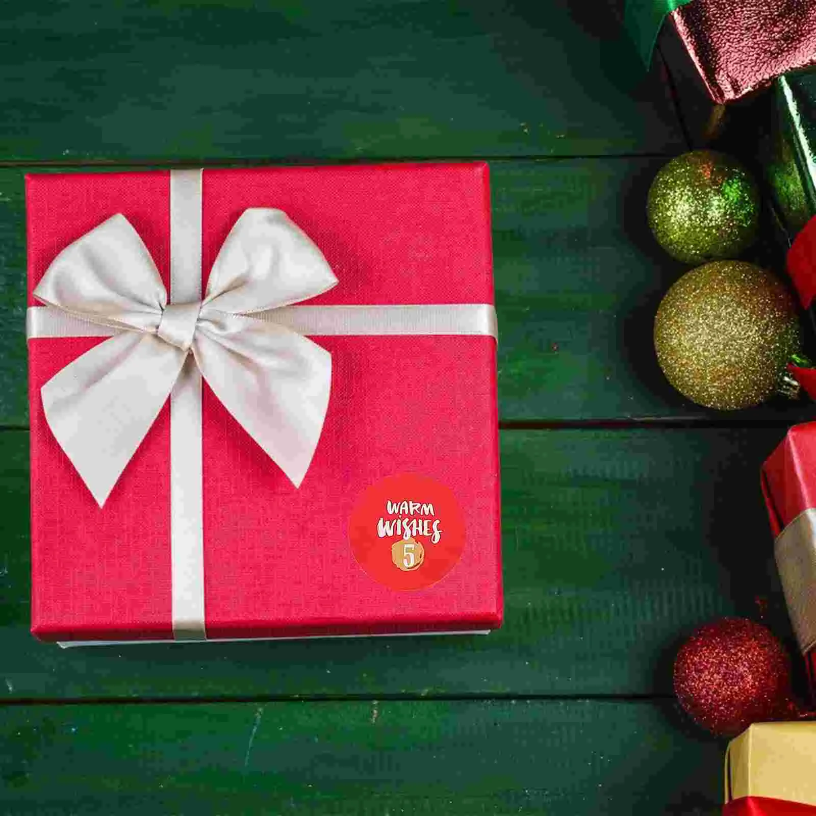 20 vellen kerstnummers stickers gemengde stijl label bruiloft feest vakantie cadeau etiketten kraftpapier kerst zegel lijm