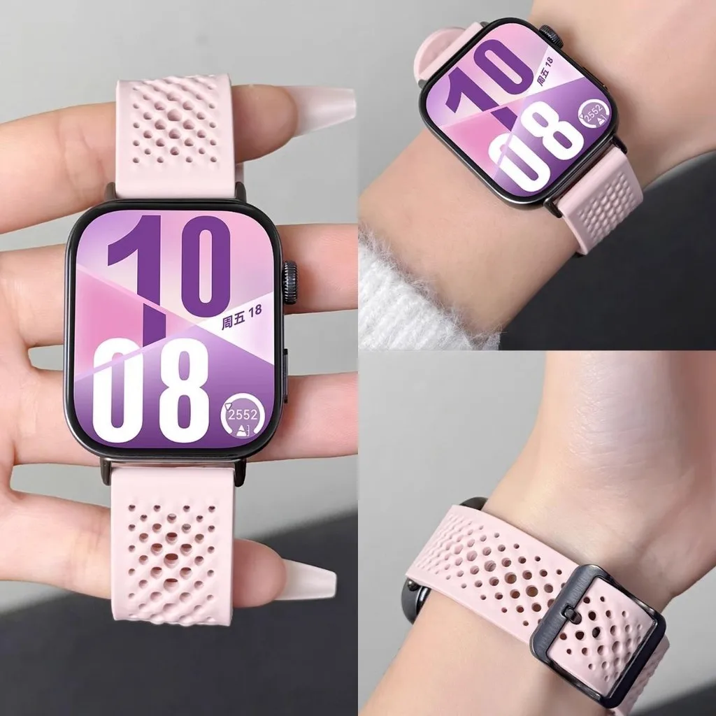 Мягкий силиконовый дышащий ремешок для часов Huawei Watch Fit 4 Fit 3, удобный браслет-браслет для часов Huawei Fit 4Pro, аксессуары