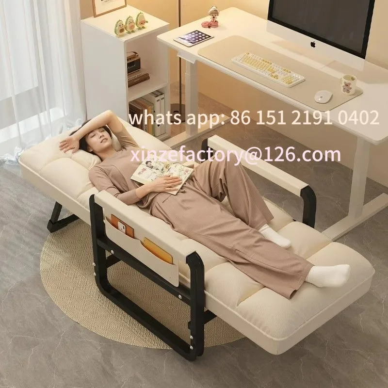 

Customizable Folding Recliner Sitting Home Balcony Chair Office Lunch Break Nap Chair