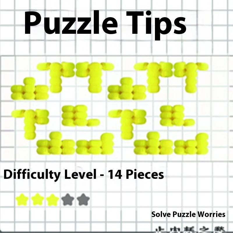 3D Printed Corn Fun Magic Cube Tetris Jigsaw Puzzle Toys Creative Stress Relief Unlock Brain Burning Teaser Desktop Novelty Gift
