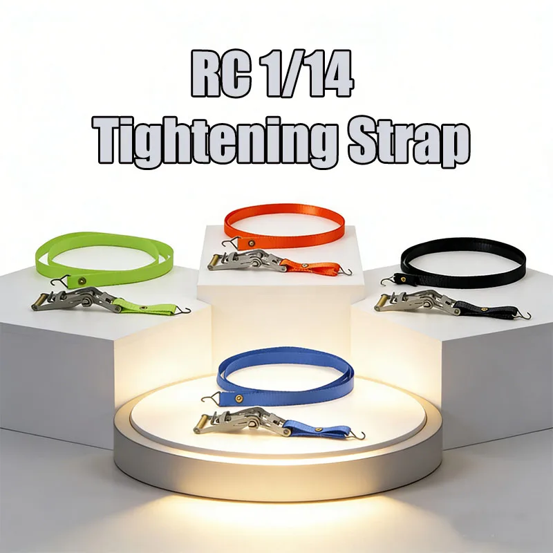 

1/14 Model Simulation Rope Tensioner Fastening Belt Strap For Tamiya Truck 1/10 RC Crawler Car Traxxas Trx4 Axial Scx10 RC4WD